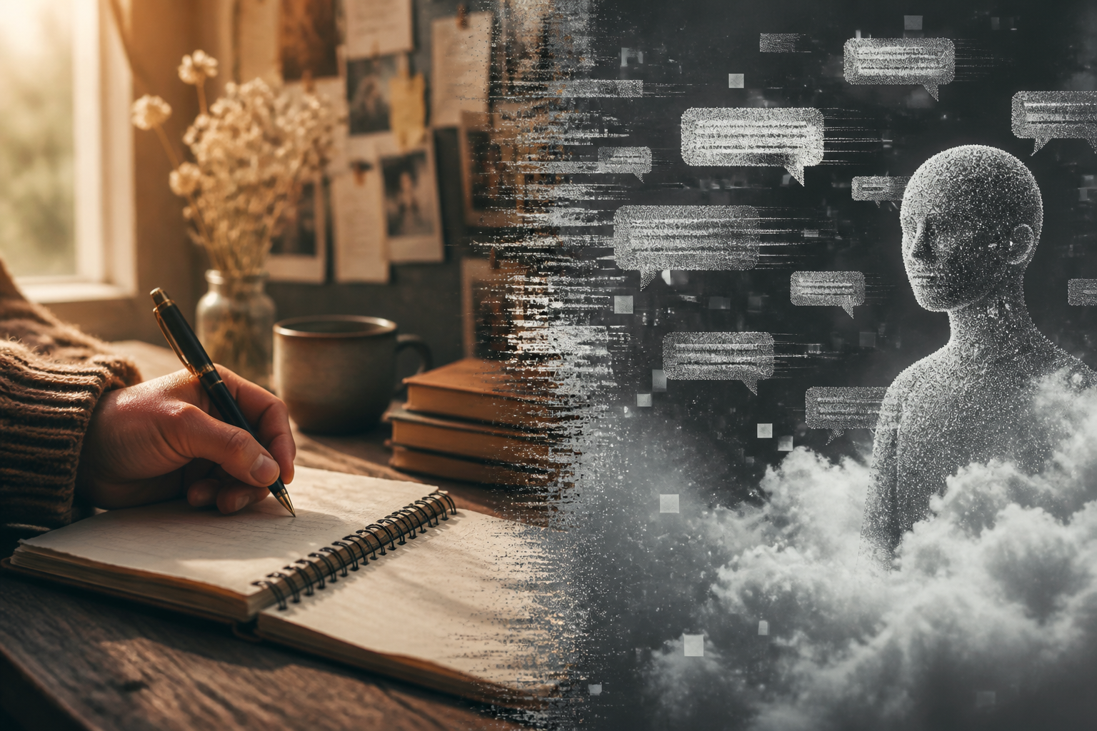Everyone can prompt ChatGPT to pump out paragraphs, so blogging is over. That is the 2026 consensus. Here is why authentic writing has never been more valuable, and the two products we are building on that conviction.